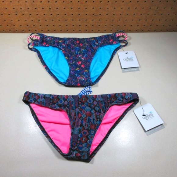 Dolfin Other - Dolfin womens colorful Uglies floral geometric bikini bottoms bundle L NWT (2)